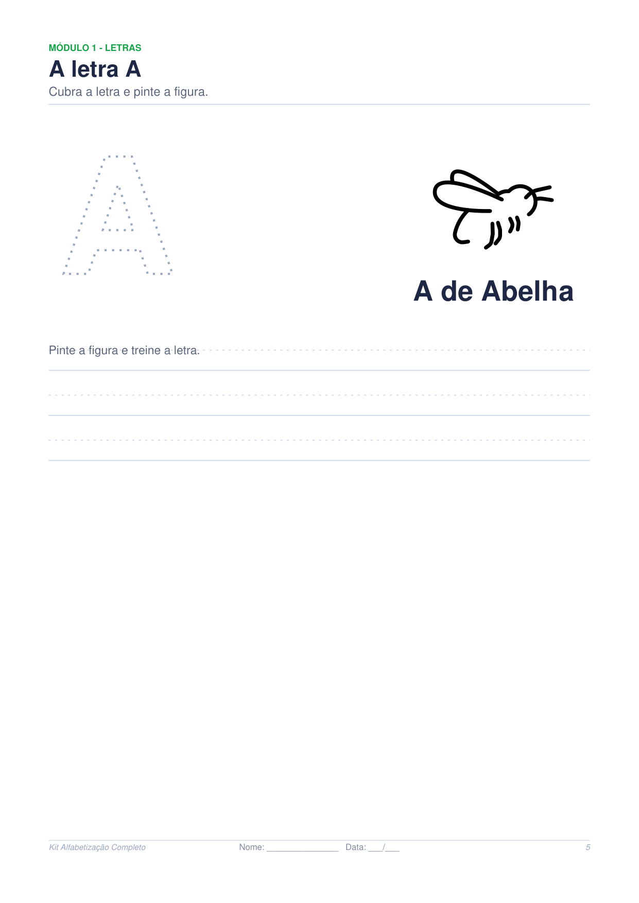 Página: A letra A
